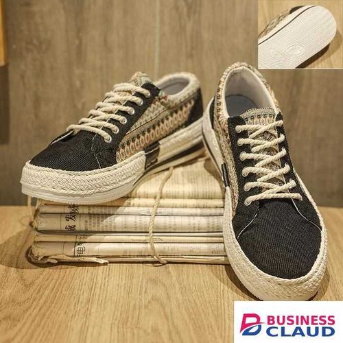 Men's Breathable Sneakers Sports Running Casual Board Shoes Black