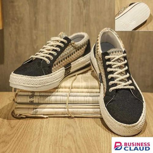 Men's Breathable Sneakers Sports Running Casual Board Shoes Black