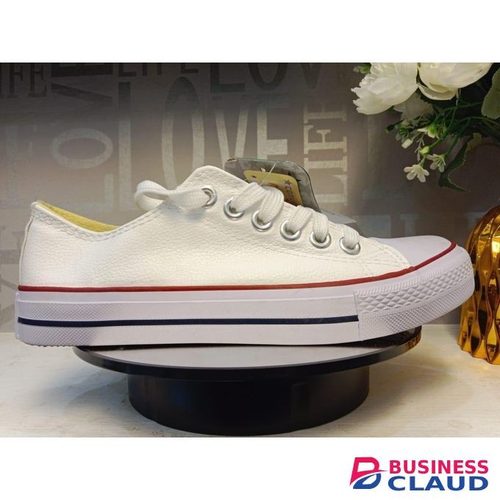 Canvas leather version white