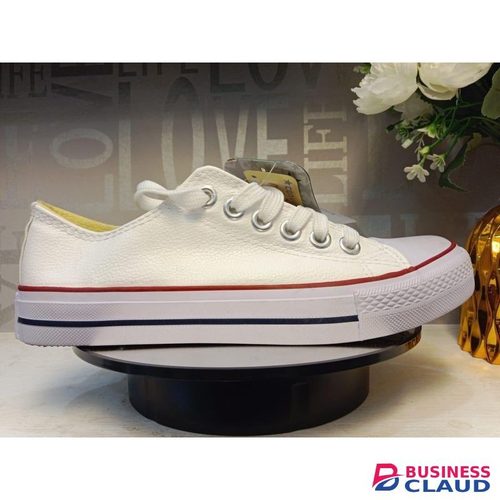 Canvas leather version white