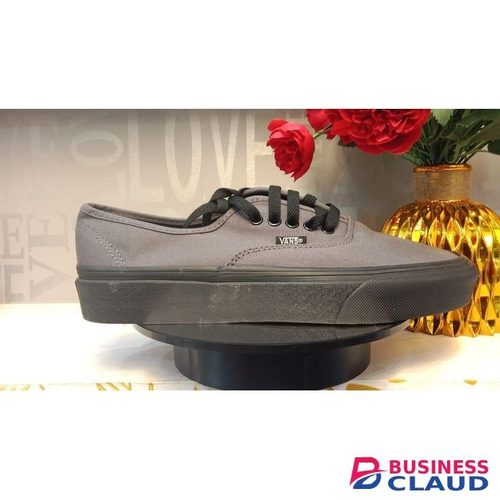 Canvas grey black double sole