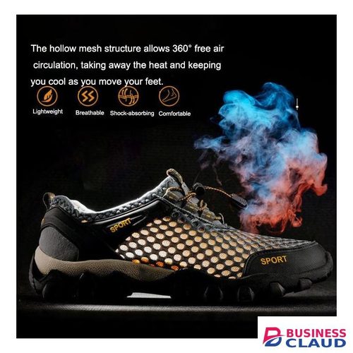 Men's breathable mesh sneakers/comfortable casual shoes/stylish outdoor shoes/hiking shoes