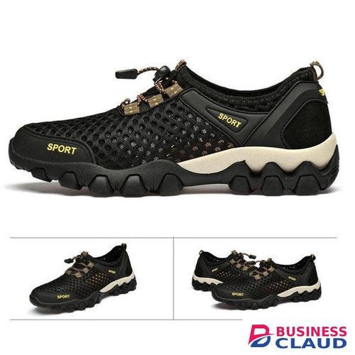 Men's breathable mesh sneakers/comfortable casual shoes/stylish outdoor shoes/hiking shoes