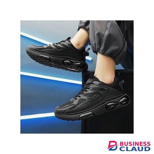 Men's Mesh Running Shoes-balck&blue