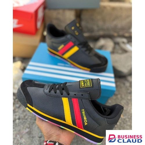 Rasta sneakers leather black