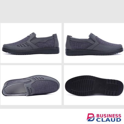 【 Grey 】 Men's Shoes Mens Sneakers Canvas Trendy Casual Sports Breathable Loafers
