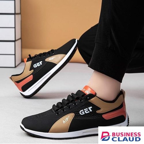 AIDAILU 2024 Men's Casual Shoes Sneakers Outdoor Sneakers Sport Shoes - Black