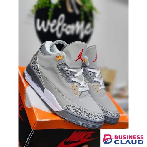 J 3 COOL GREY SNEAKERS