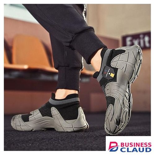Men's Trendy Sneakers Sports Running Casual Board Shoes Gray