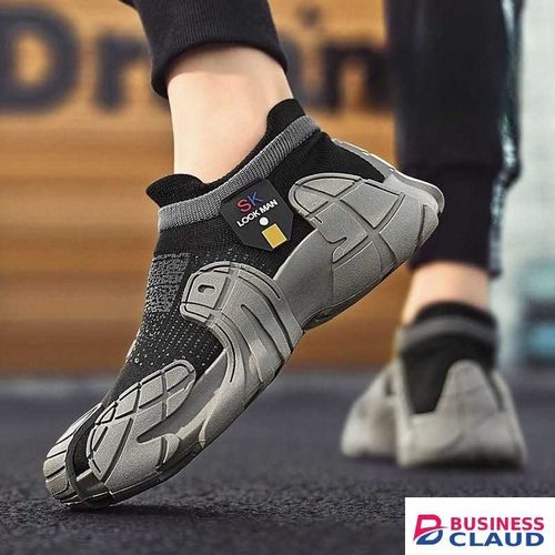 Men's Trendy Sneakers Sports Running Casual Board Shoes Gray