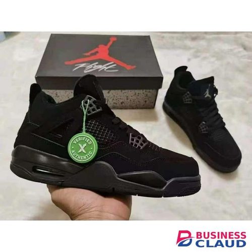 J4 BLACK CAT SNEAKERS