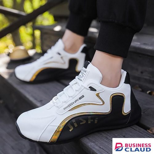 Casual Sneakers Trendy Low Cut Shoes For Men - White & Black in 1-ladies-beauty-stud-earring-set-zz