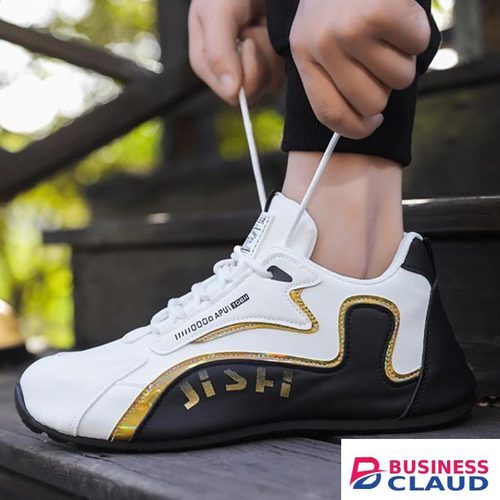 Casual Sneakers Trendy Low Cut Shoes For Men - White & Black in 1-ladies-beauty-stud-earring-set-zz