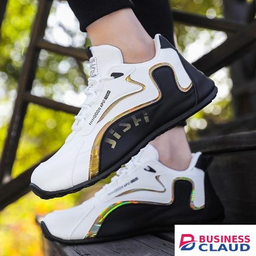 Casual Sneakers Trendy Low Cut Shoes For Men - White & Black in 1-ladies-beauty-stud-earring-set-zz