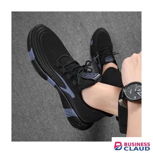 CFZIYOU Men's Sneakers Breathable Anti-Slip Running Sneakers-Black