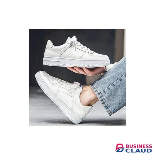 Banagat Men's Comfortable Gentle Casual Sport Running Sneakers Shoes Solid White in 1