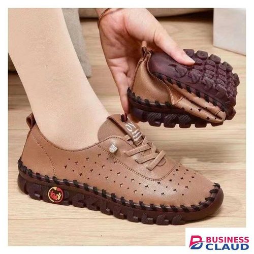 Ladies Sneaker Shoes - Browm