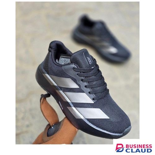 Lightweight Breathable Running Sneakers – Unisex Black Training & Casual Sports Shoes