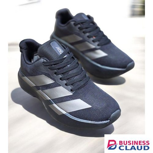 Lightweight Breathable Running Sneakers – Unisex Black Training & Casual Sports Shoes