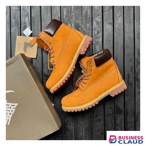 Timbers brown boots genuine leather