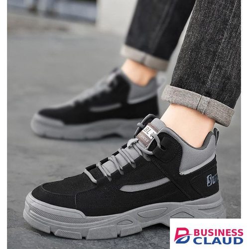 Men's Casual Sneakers Man boots - Fashion Lightweight Breathable Running Shoes for Sports Outdoor Gym Training with Non-Slip Wear-Resistant Rubber Sole Comfortable Durable Design