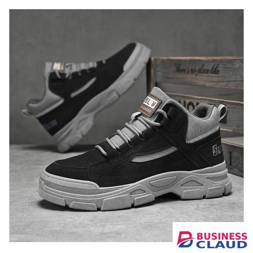Men's Casual Sneakers Man boots - Fashion Lightweight Breathable Running Shoes for Sports Outdoor Gym Training with Non-Slip Wear-Resistant Rubber Sole Comfortable Durable Design
