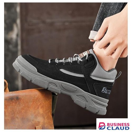 Men's Casual Sneakers Man boots - Fashion Lightweight Breathable Running Shoes for Sports Outdoor Gym Training with Non-Slip Wear-Resistant Rubber Sole Comfortable Durable Design