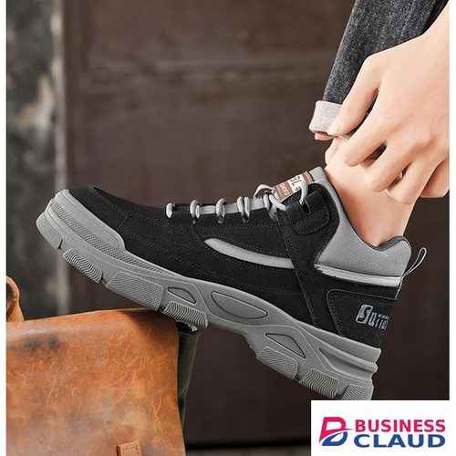 Men's Casual Sneakers Man boots - Fashion Lightweight Breathable Running Shoes for Sports Outdoor Gym Training with Non-Slip Wear-Resistant Rubber Sole Comfortable Durable Design