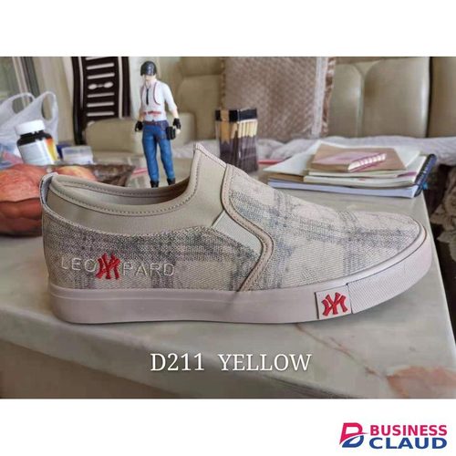 Leopard International Leopard D211 Yellow Slip-On Sneakers – Urban Cool, Everyday Comfort
