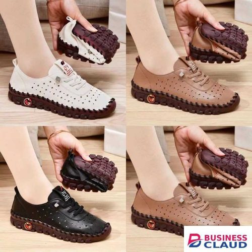 Ladies Sneaker Shoes - Black