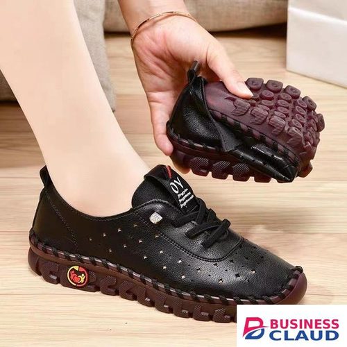 Ladies Sneaker Shoes - Black