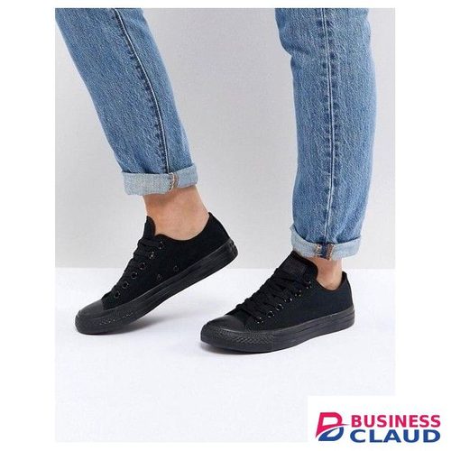 Canvas all star shoes black unisex in 1