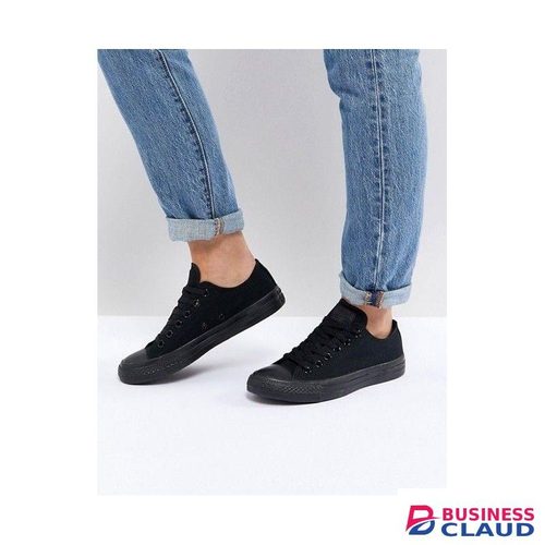 Canvas all star shoes black unisex in 1