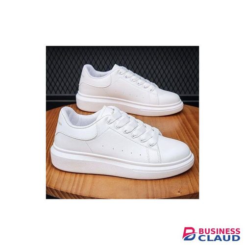 Men's Comfortable Gentle Outdoor Casual Sport Sneakers Running Skateboard Shoes White