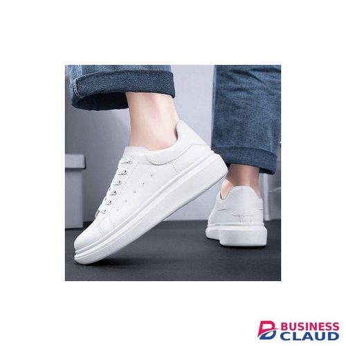 Men's Comfortable Gentle Outdoor Casual Sport Sneakers Running Skateboard Shoes White