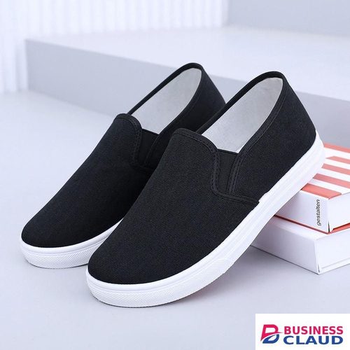 Men'S sneakers for men - Black shoes for casual and office men - black