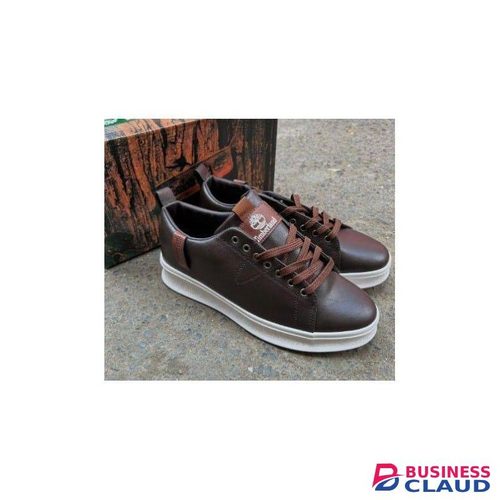Men’s Casual Sneakers – Brown timbers in Kahawa-wendani