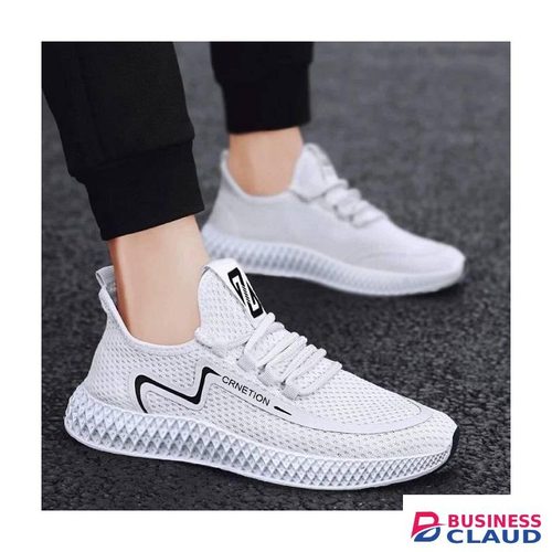 ZOYITO Fashion Men Shoes Sneakers Sport Shoes Comfortable Shoes Running Shoes-White
