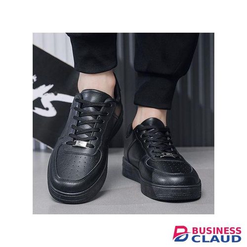 Banagat Men's Comfortable Gentle Casual Sport Running Sneakers Shoes Black