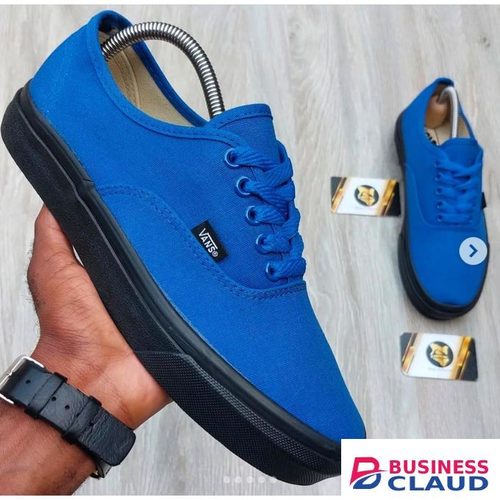 Bold Blue Canvas Rubbers Shoes/ Sneakers