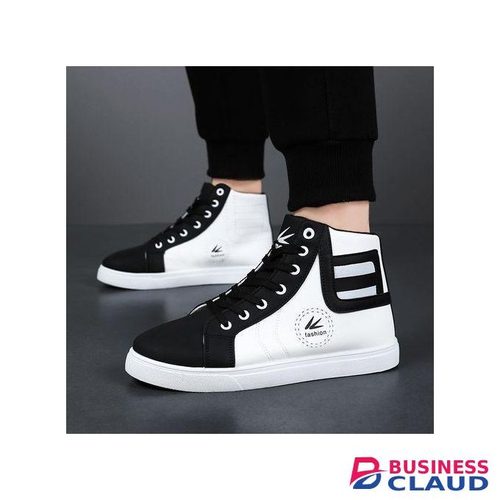 Top GALUIN Men's High Top Casual Sneakers - Black in Kahawa-wendani