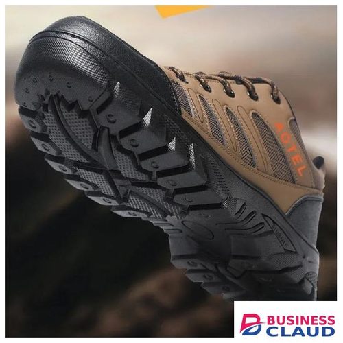 Men's Outdoor Thick Bottom Anti-slip Casual Hiking Shoes Comfortable Breathable Mesh Upper Sneakers Low Top