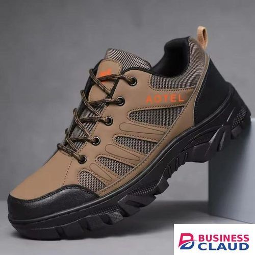 Men's Outdoor Thick Bottom Anti-slip Casual Hiking Shoes Comfortable Breathable Mesh Upper Sneakers Low Top
