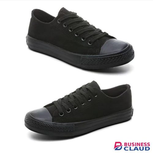 Canvas Shoes Unisex Rubbers Black