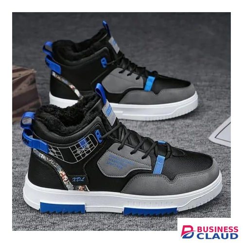 Fashionable lace up comfortable anti-slip light weight men sneakers