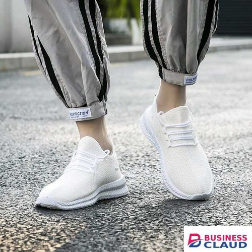 Mateamoda White Men Shoes Sneakers Sport Shoes Running Sneakers Casual Shoes