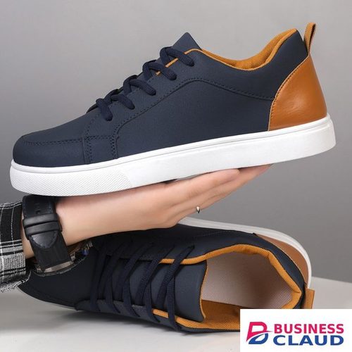 Men's Casual Shoes Lace-Up Sneaker Flats Board Shoes in Kahawa-wendani