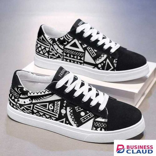 SXCHEN Men's Trendy All-Match Casual Shoes Hip-Hop Style British Sneakers