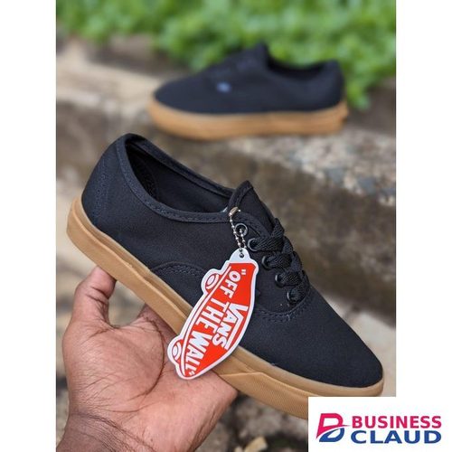Canvas black brownsole original double sole shoes