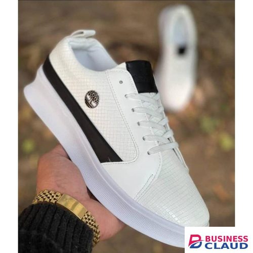 Men's Premium Leather Casual Sneakers White